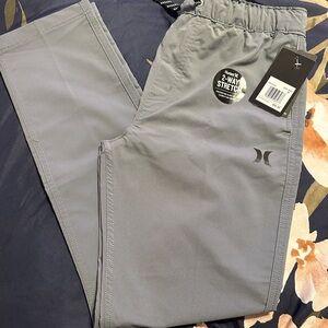Hurley Light Gray Kids Casual Stretch Pants